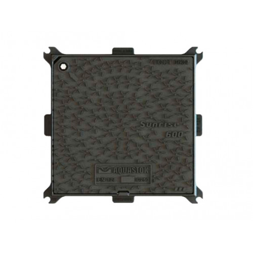 Люк чугунный квадратный AQUASTOK SUNRISE 600 С250
