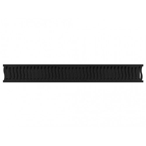 Лоток пластиковый SteePlain DN100 H100 с решеткой пластиковой (P1010P)