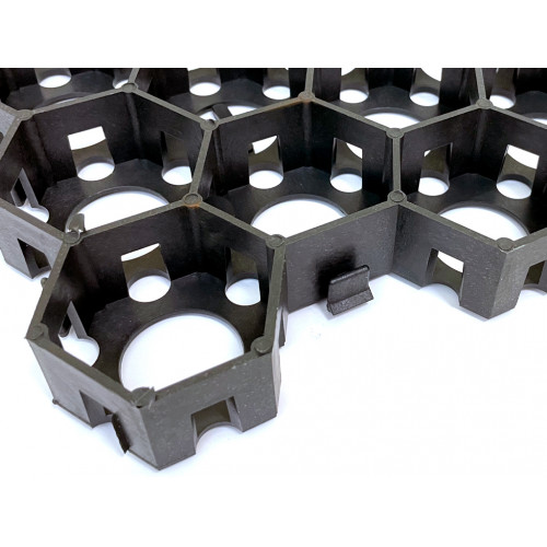 Газонная решетка чёрная 544*336*32мм