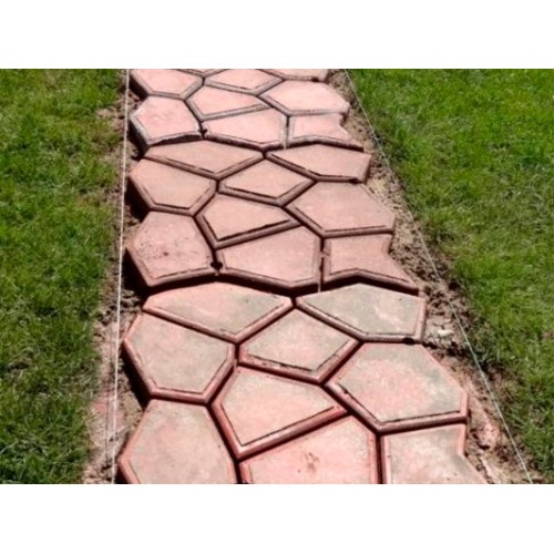 Форма для изготовления дорожек 