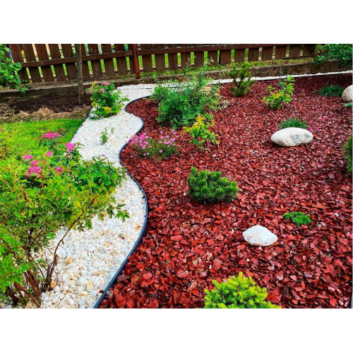 Пластиковый бордюр ГеоПластБорд 58 мм, длина 1 м, коричневый