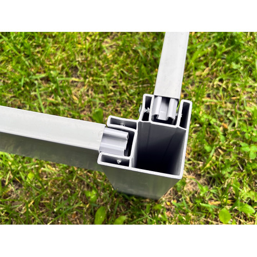 Ножка угловая 25 см серая