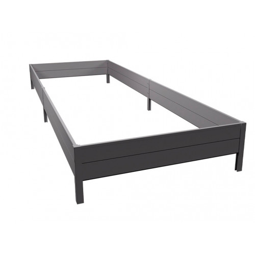 Грядка ПВХ 3х1м, высота 27 см серая