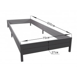 Грядка ПВХ 3 х 0,75 м, высота 27 см