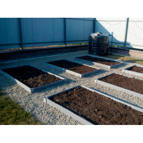 Грядка ПВХ 3 х 0,75 м, высота 14 см