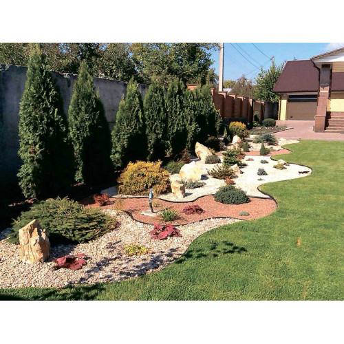 Бордюр садовый ДЕКО ПРО зеленый, 10 метров