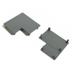 Заглушка ножки для грядки серая