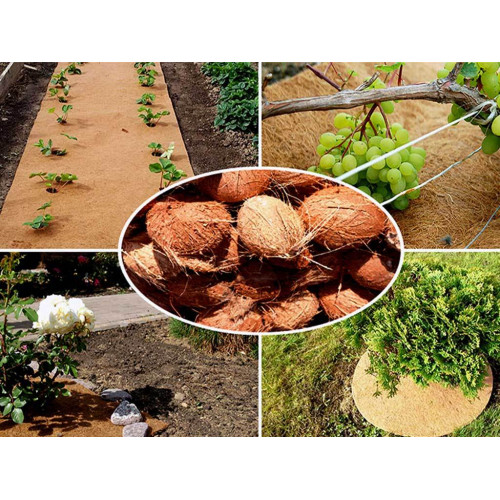 Мульча кокосовая Мульчаграм 0,75x6 м