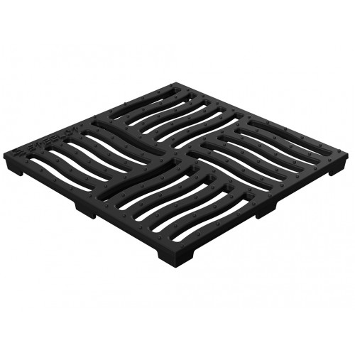 Решетка чугунная SteeStart щелевая 300х300 С250 (P3030AC)