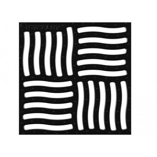 Решетка чугунная SteeStart щелевая 300х300 С250 (P3030AC)