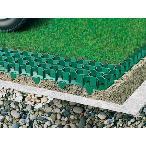 Газонная решетка чёрная 544*336*32мм