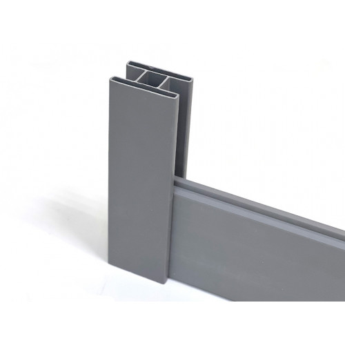 Ножка соединительная 25 см серая