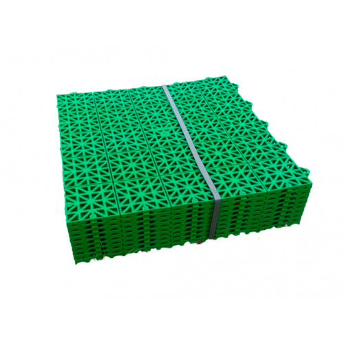 Универсальное модульное покрытие зелёное 330*330*10мм, упак. 9 шт Универсальное модульное покрытие зелёное 330*330*10мм, упак. 9 шт