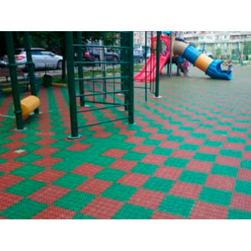 Универсальное модульное покрытие зелёное 330*330*10мм, упак. 9 шт Универсальное модульное покрытие зелёное 330*330*10мм, упак. 9 шт