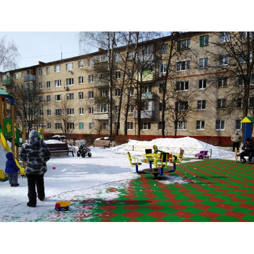 Универсальное модульное покрытие зелёное 330*330*10мм, упак. 9 шт Универсальное модульное покрытие зелёное 330*330*10мм, упак. 9 шт