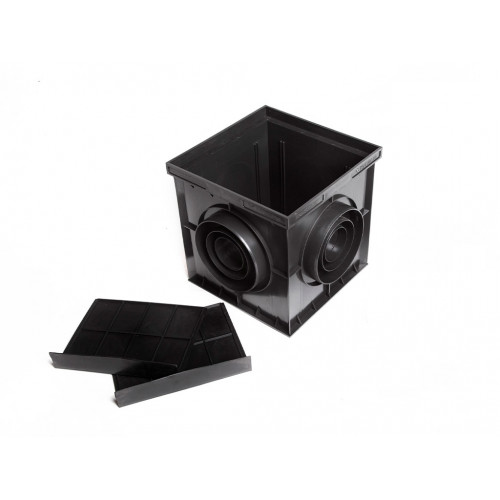 Дождеприемник пластиковый (в сборе +2шт перегородки) 200х200