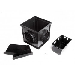 Дождеприемник пластиковый (в сборе +корзина+2шт перегородки) 300х300 Дождеприемник пластиковый (в сборе +корзина+2шт перегородки) 300х300