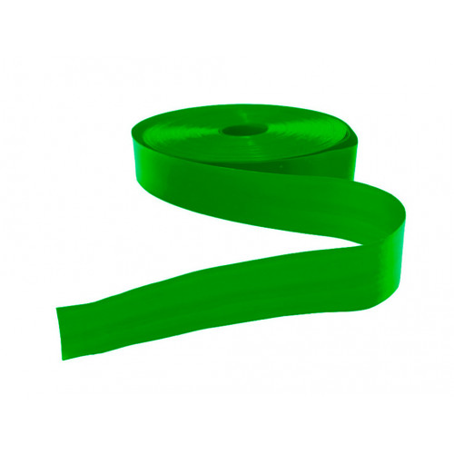 Заборная лента 48 мм х 50 м, зелёная, ПЭ
