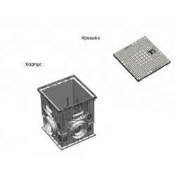 Колодец коммуникационный Master 350х350х420 (с крышкой)