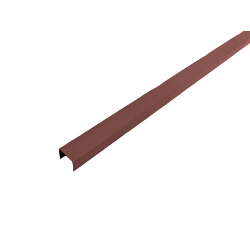 П-образный профиль для панели грядки 0,9 м коричневый