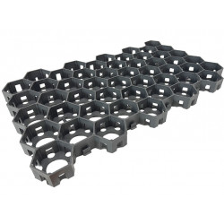 Серая Газонная решетка 544*336*32 мм, 1 штука