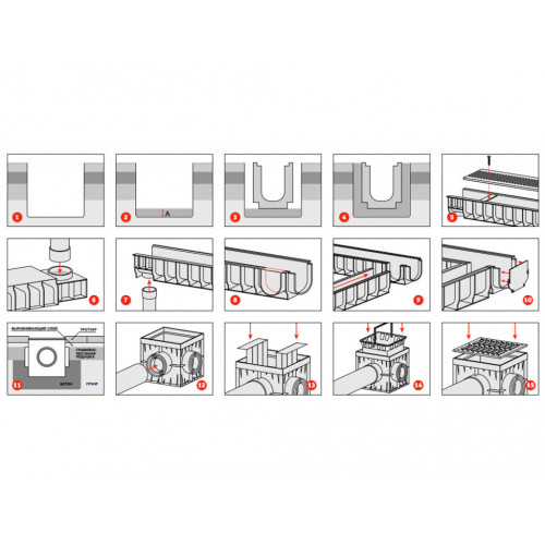 Решетка пластиковая Косичка Norma DN100 А 15 (А)