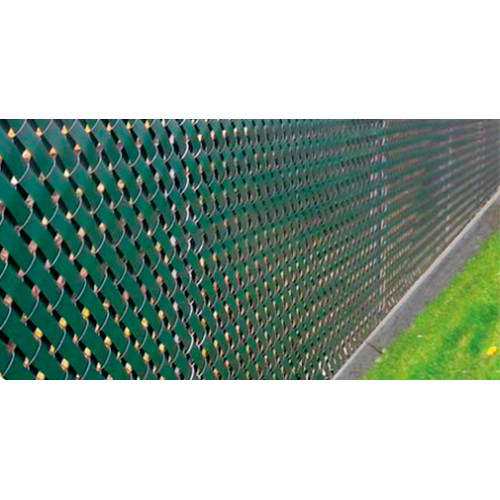 Заборная лента 48 мм х 50 м, зелёная, ПЭ