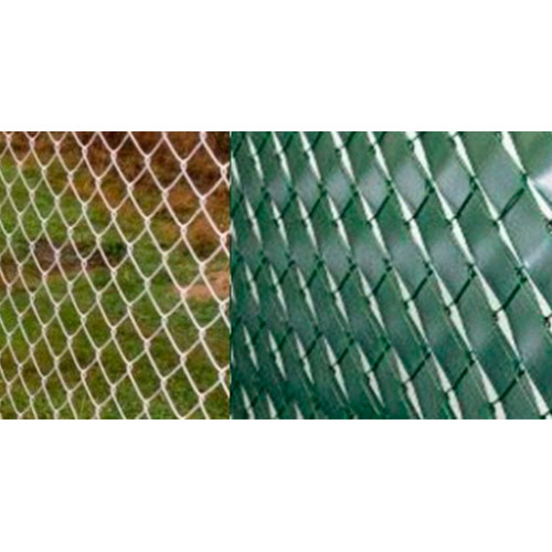 Заборная лента 48 мм х 50 м, зелёная, ПЭ