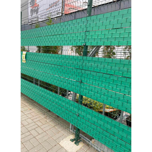 Заборная лента 48 мм х 50 м, зелёная, ПЭ