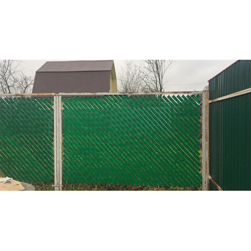 Заборная лента 48 мм х 50 м, коричневая, ПЭ