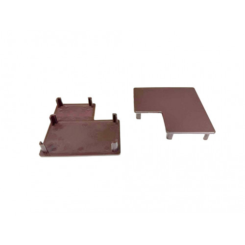 Заглушка ножки для грядки коричневая