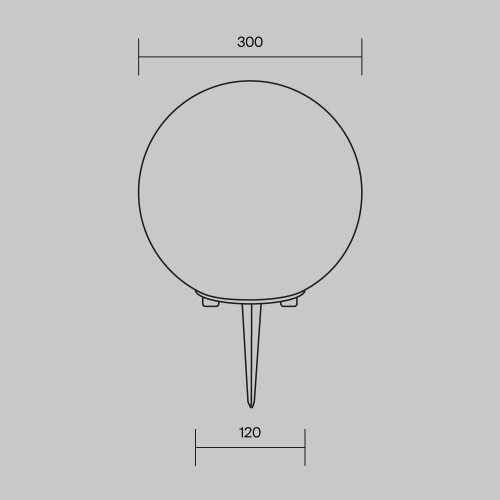 Ландшафтный светильник Outdoor O594FL-01W