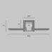 Профиль Led Strip ALM-5313A-S-2M