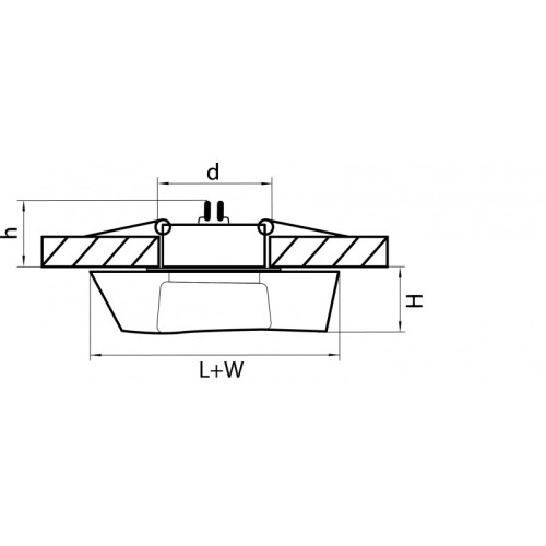 Встраиваемый светильник Lightstar 006430 Встраиваемый светильник Lightstar 006430
