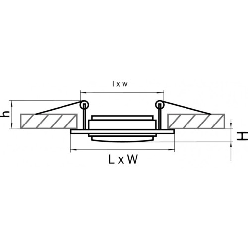 Встраиваемый светильник Lightstar 011611 Встраиваемый светильник Lightstar 011611