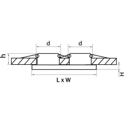 Встраиваемый светильник Lightstar 002544 Встраиваемый светильник Lightstar 002544