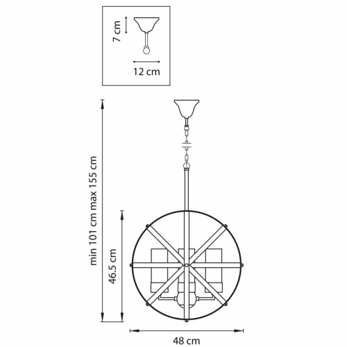 Подвесная люстра Lightstar 731147 Подвесная люстра Lightstar 731147