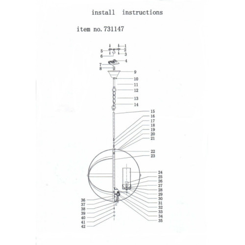 Подвесная люстра Lightstar 731147 Подвесная люстра Lightstar 731147