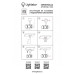 Накладной светильник Lightstar 214446 Накладной светильник Lightstar 214446