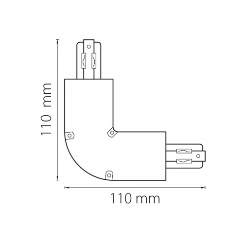 Коннектор Lightstar 504126 Коннектор Lightstar 504126