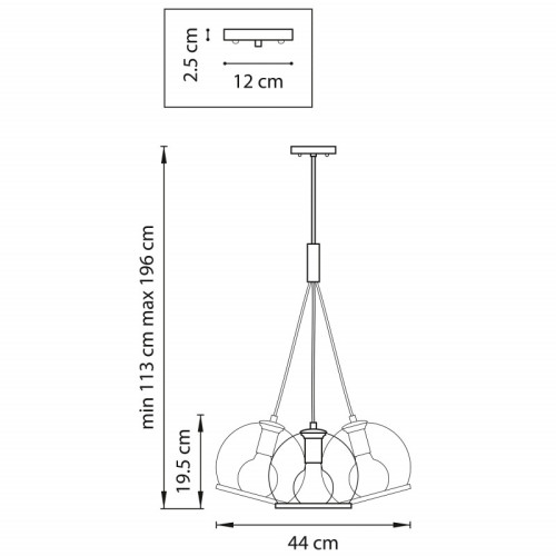 Подвесная люстра Lightstar 729031 Подвесная люстра Lightstar 729031