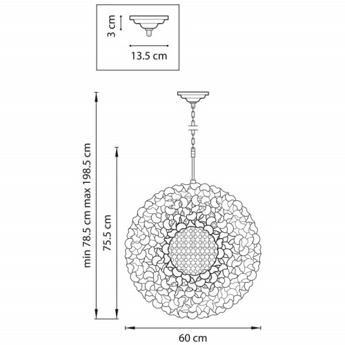 Подвесная люстра Lightstar 727081 Подвесная люстра Lightstar 727081