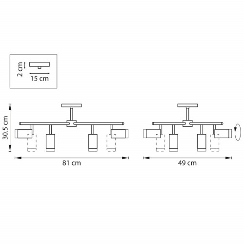 Люстра на штанге Lightstar LR7283780 Люстра на штанге Lightstar LR7283780