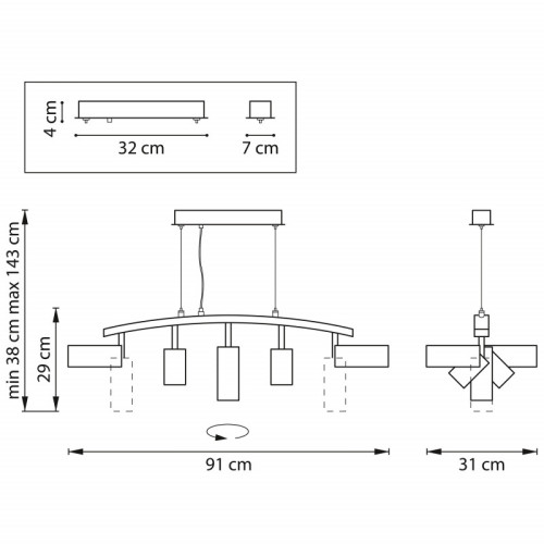 Подвесная люстра Lightstar LR735362863 Подвесная люстра Lightstar LR735362863