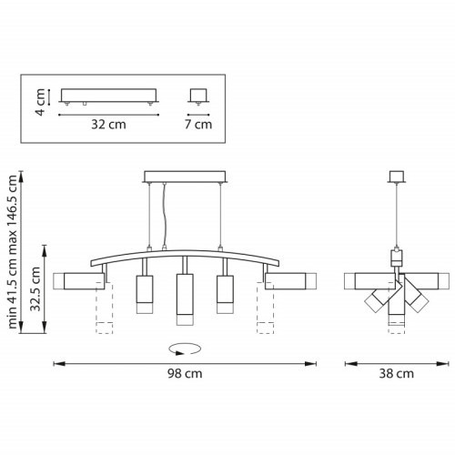Подвесная люстра Lightstar LR7353628631 Подвесная люстра Lightstar LR7353628631