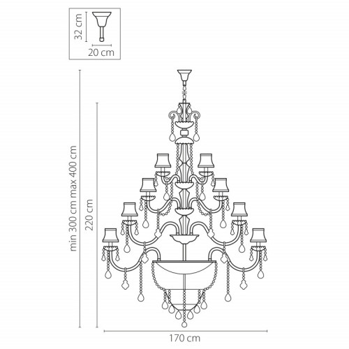 Подвесная люстра Lightstar 715577 Подвесная люстра Lightstar 715577