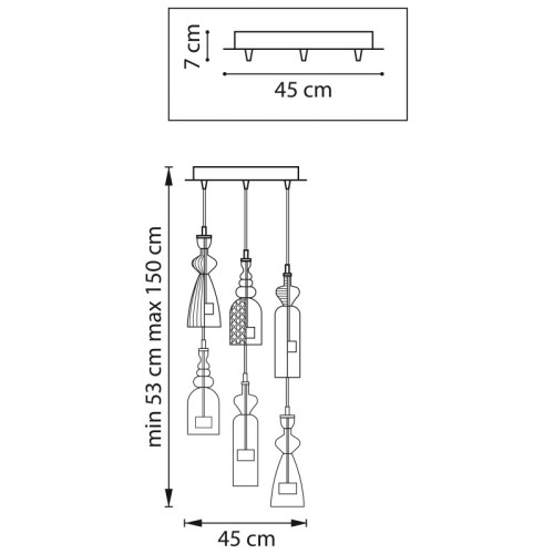 Подвесная люстра Lightstar 814069 Подвесная люстра Lightstar 814069