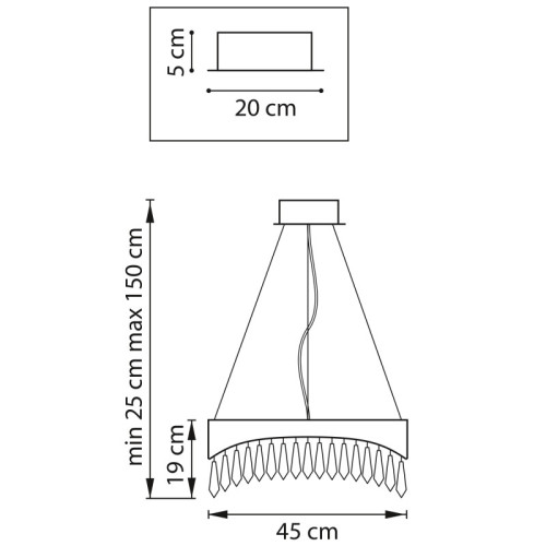 Подвесная люстра Lightstar 703143 Подвесная люстра Lightstar 703143