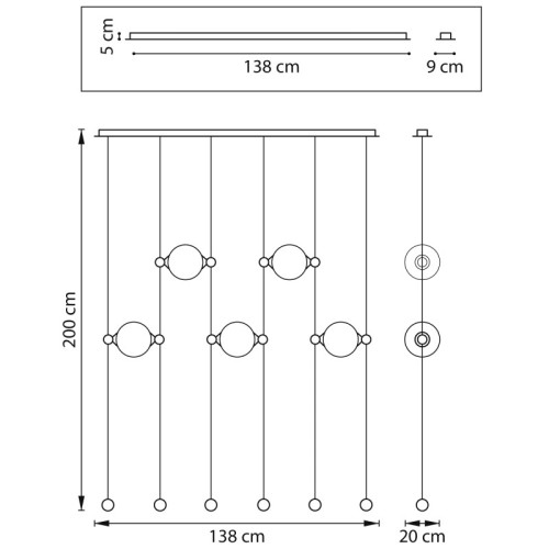 Подвесная люстра Lightstar 815501 Подвесная люстра Lightstar 815501