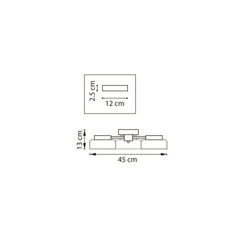 Накладной светильник Lightstar 740137 Накладной светильник Lightstar 740137